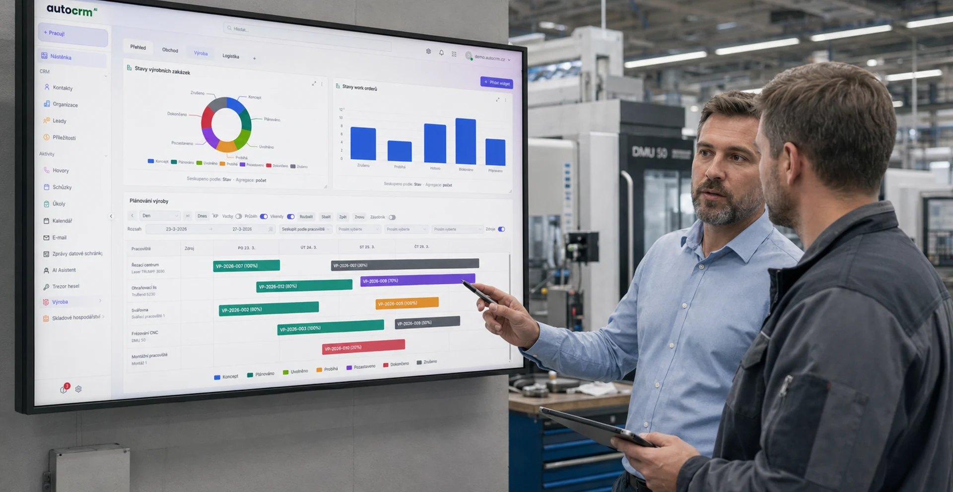 AutoCRM - skenovani carovych kodu ve skladove aplikaci